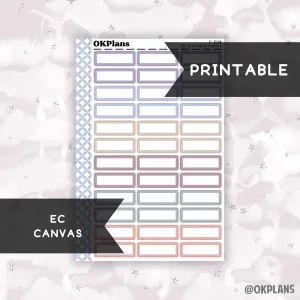 1 HR 7x9 EC Labels // EC Canvas // Printable // C-508 // Multicolor Functional