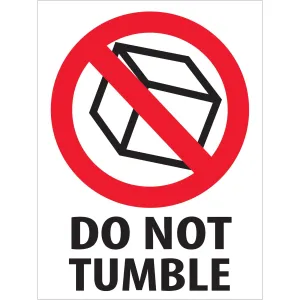 3 x 4" - "Do Not Tumble" Labels