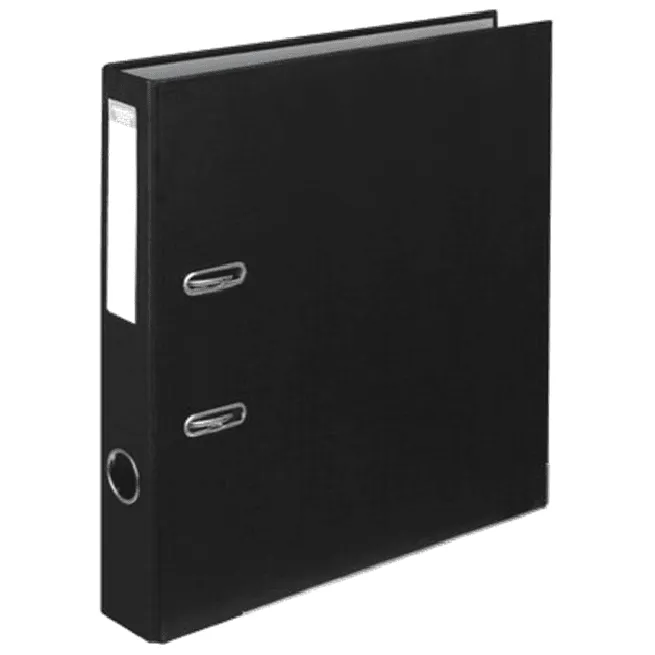 5x Colourhide Half Lever Arch File A4 Black