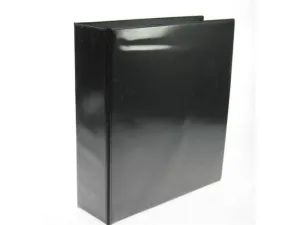 Alpha Presentation Binder 2 Rings A4 50mm Spine Black (206-BK)