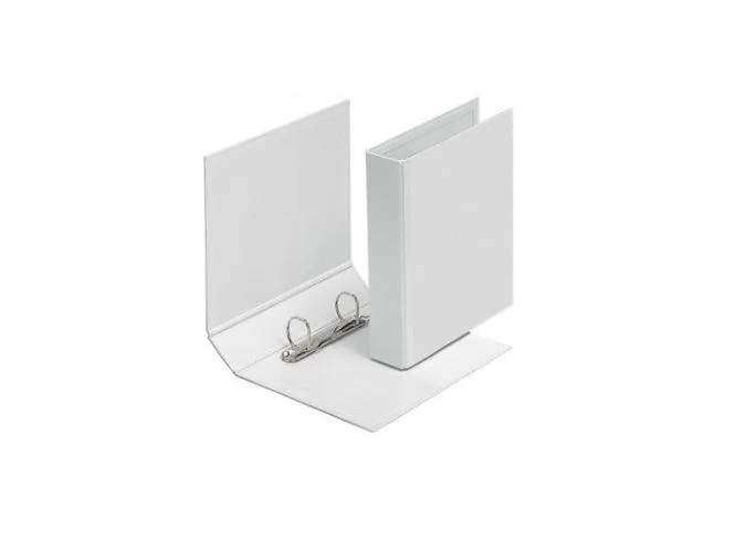 Alpha Presentation Binder 2 Rings A4, 63mm Spine, White (207)