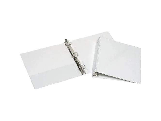 Alpha Presentation Binder 3 Rings A3 Landscape, 38mm Spine, White (304-A3)