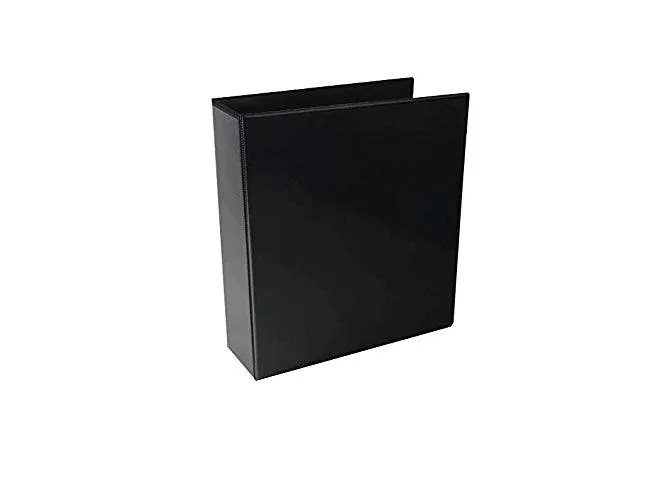 Alpha Presentation Binder 3 Rings A4 63mm Spine, Black (307-BK)