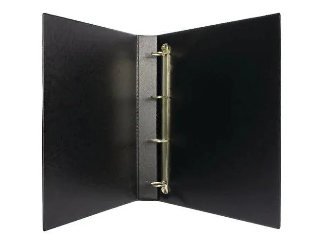 Alpha Presentation Binder 3 Rings A4 63mm Spine, Black (307-BK)