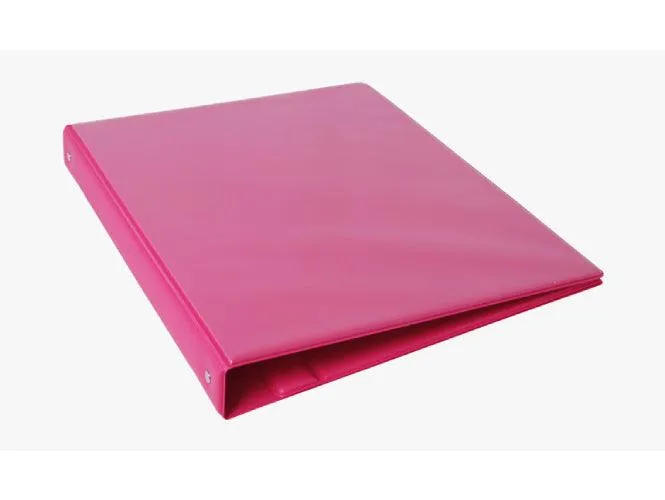 Alpha Presentation Binder 4 Rings A3 Landscape, 76mm Spine, Pink (408-A3-PK)