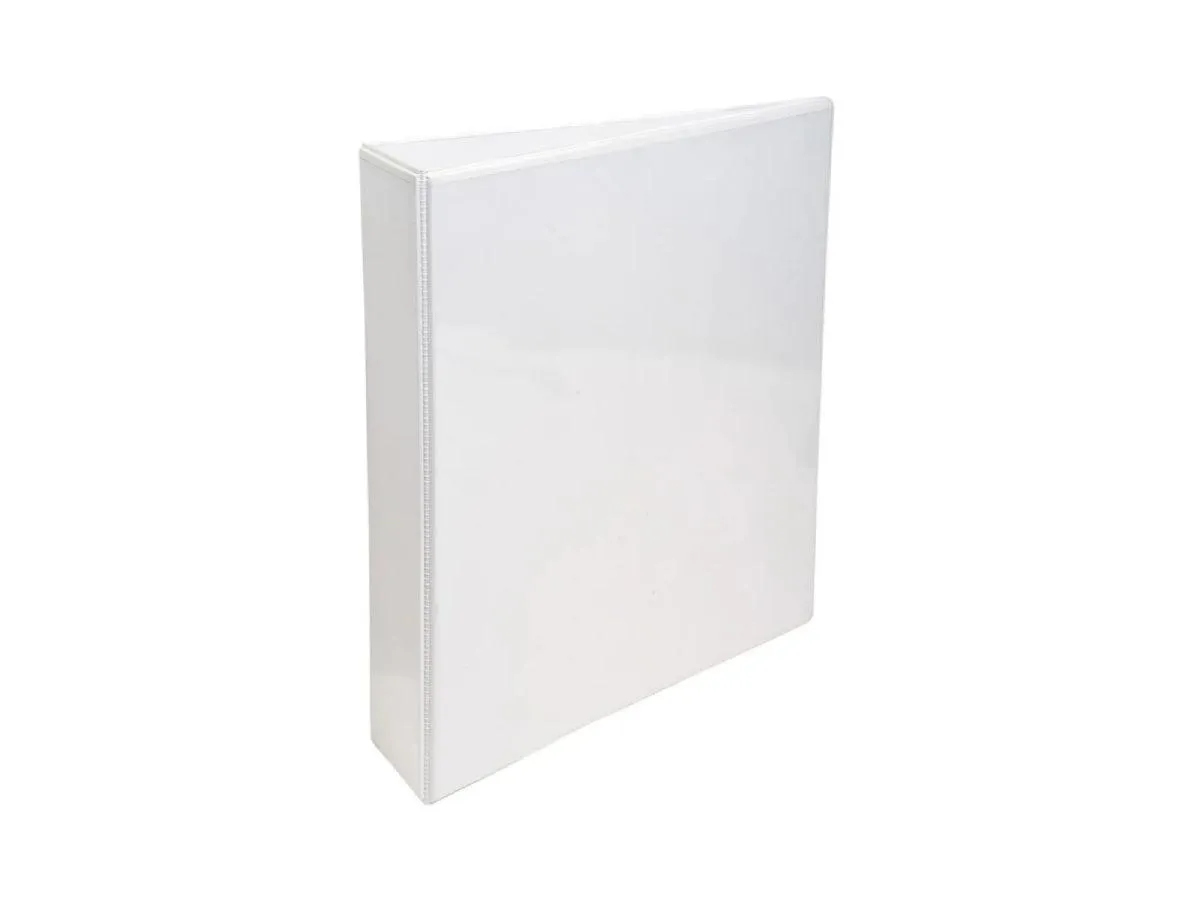 Alpha Presentation Binder 4 Rings A4, 102mm Spine, White (410)