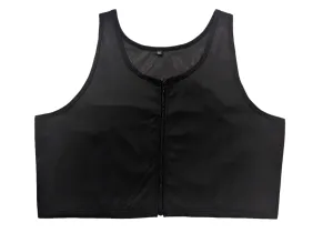 Black Zippered Crop Top Binder