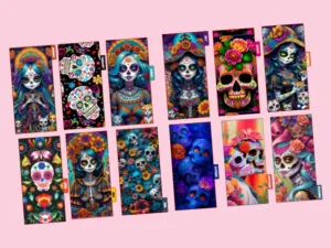 Cash Envelopes | Calaveras Dia de Muertos | 12 month