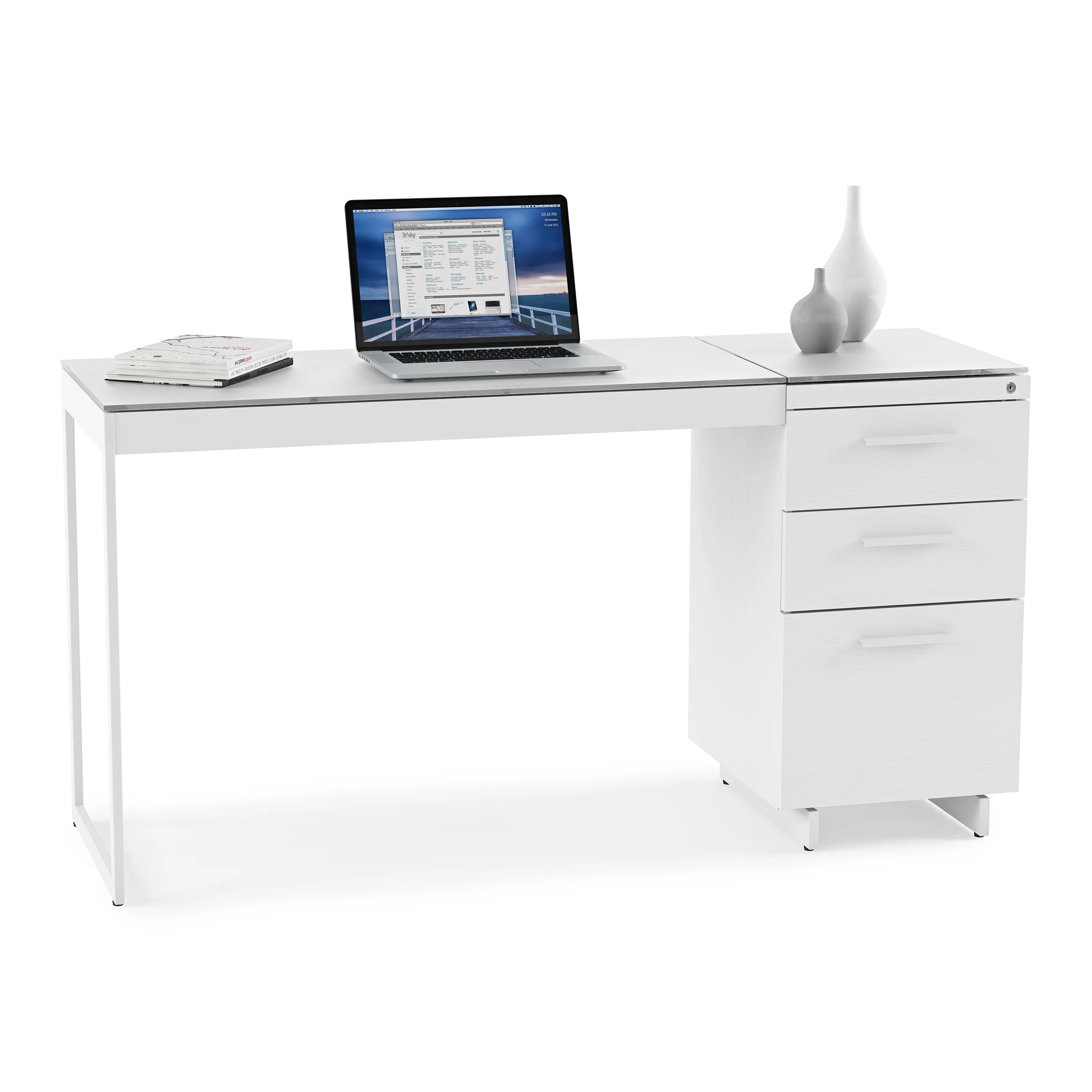 Centro 3-Drawer File Cabinet