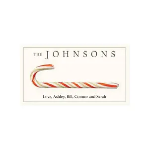 Custom Label Candy Cane