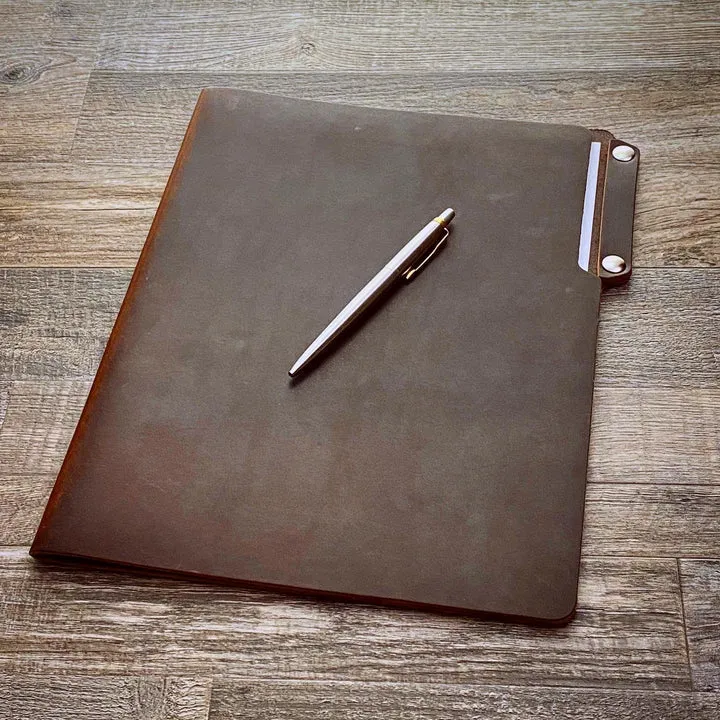 Custom Leather File Folder