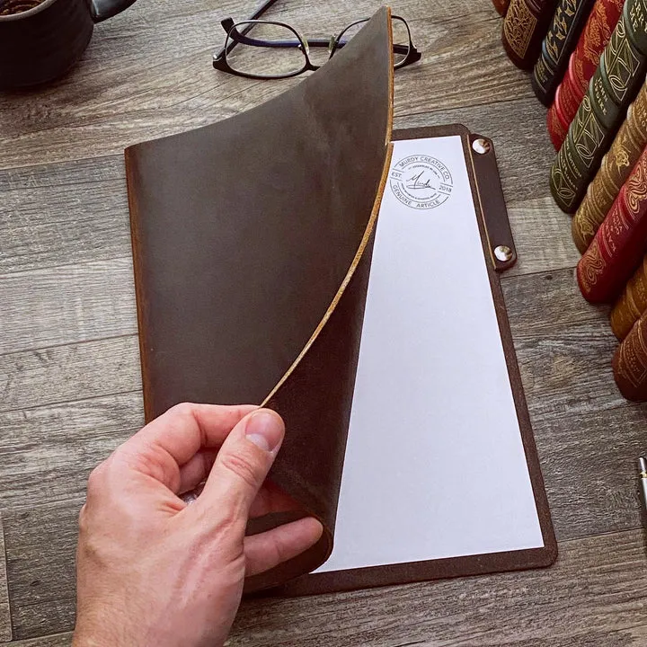 Custom Leather File Folder