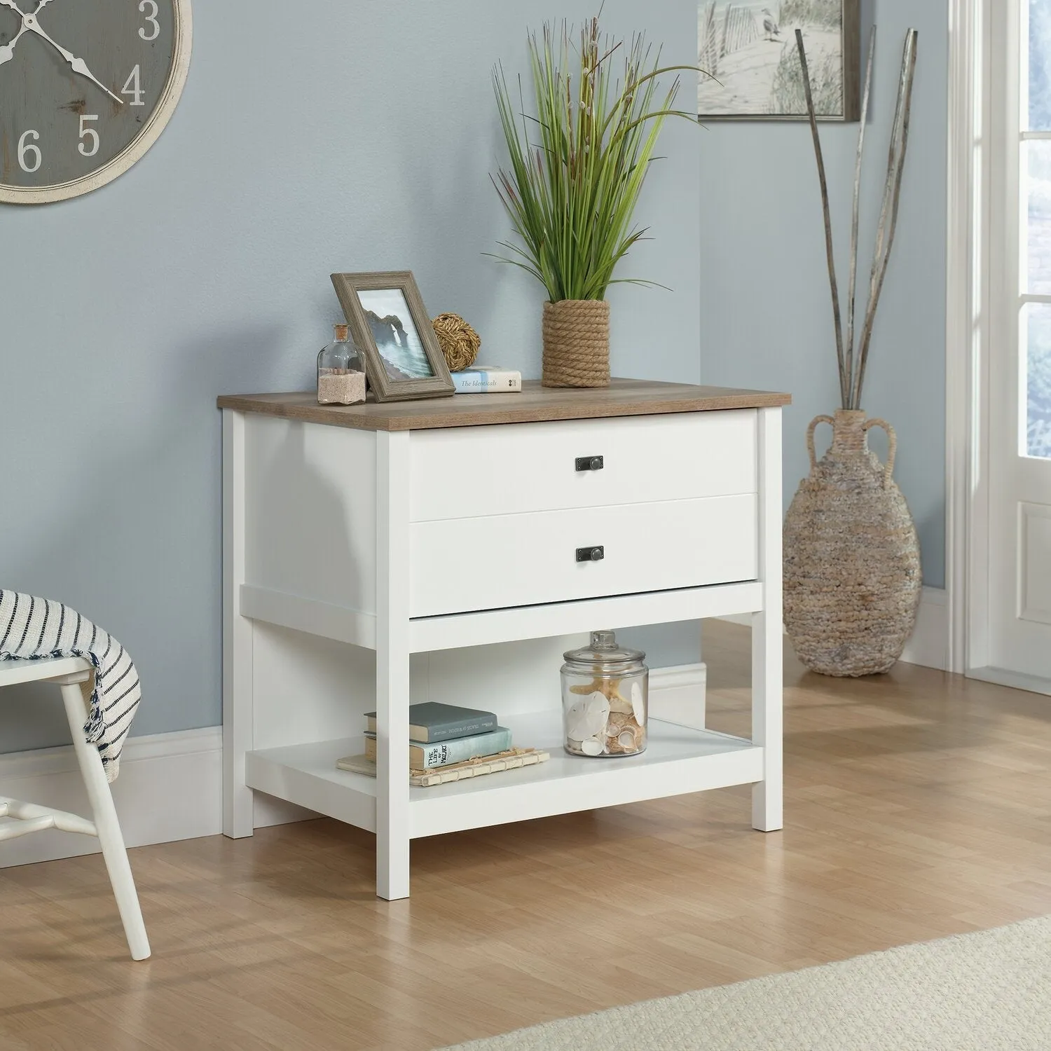 Dinsmore Filing Cabinet - Soft White