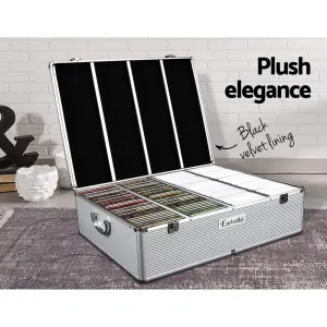 Durable Aluminium CD/DVD Storage Case 1000 Discs - Embellir