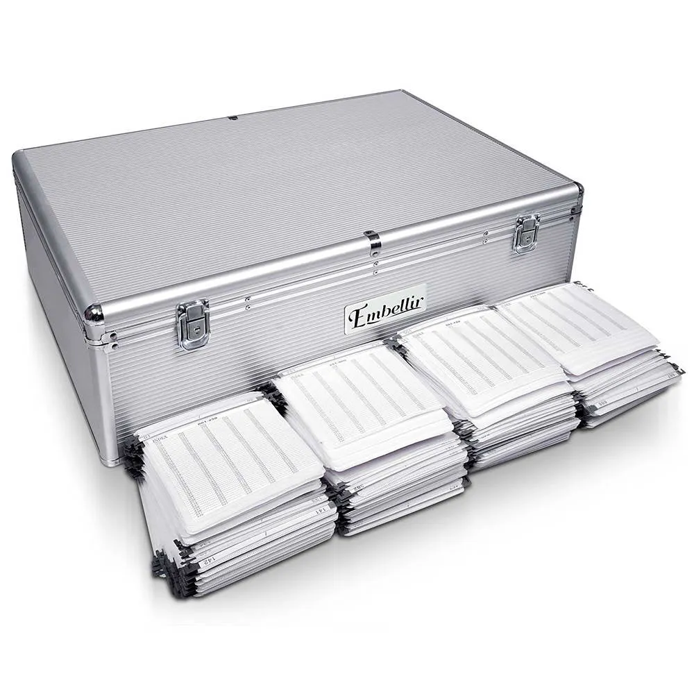 Durable Aluminium CD/DVD Storage Case 1000 Discs - Embellir