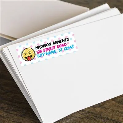 Emoji Address Label