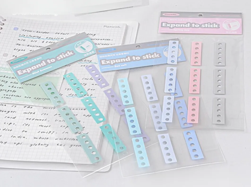 Expand To Stick Binder Hole Punch Stickers