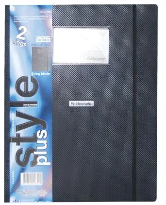 Foldermate 2 Ring Binder Black