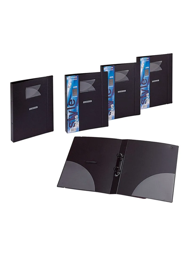 Foldermate 2 Ring Binder Black