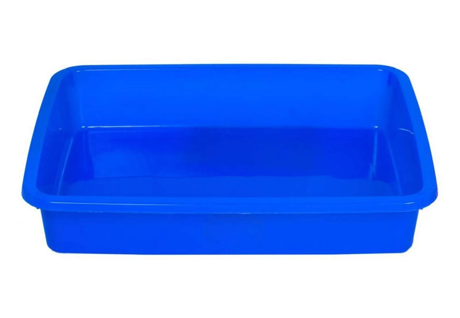 Kuber Industries Plastic Small Size Stationary Office Tray, File Tray, Document Tray, Paper Tray A4 Documents/Papers/Letters/folders Holder Desk Organizer (Blue)