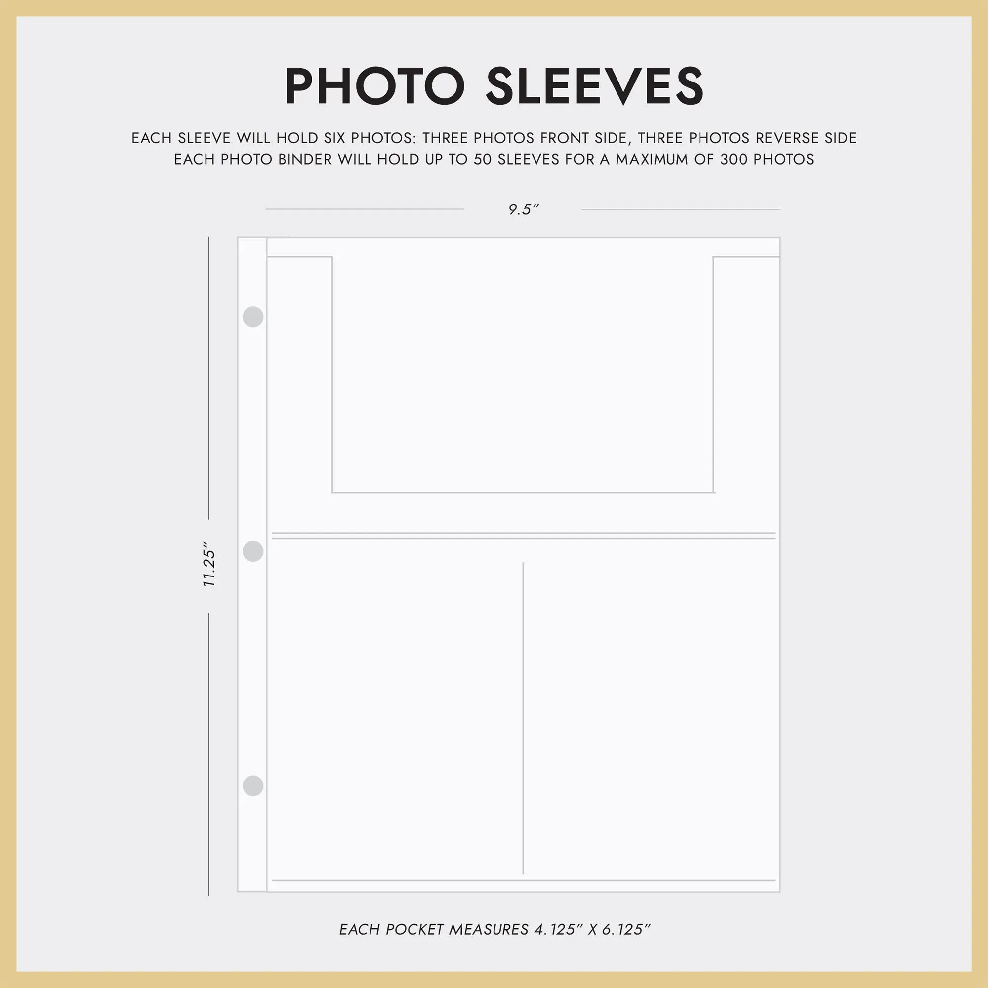 Large Photo Binder For 4x6 Photos | Cover: Black Silk | Available Personalized