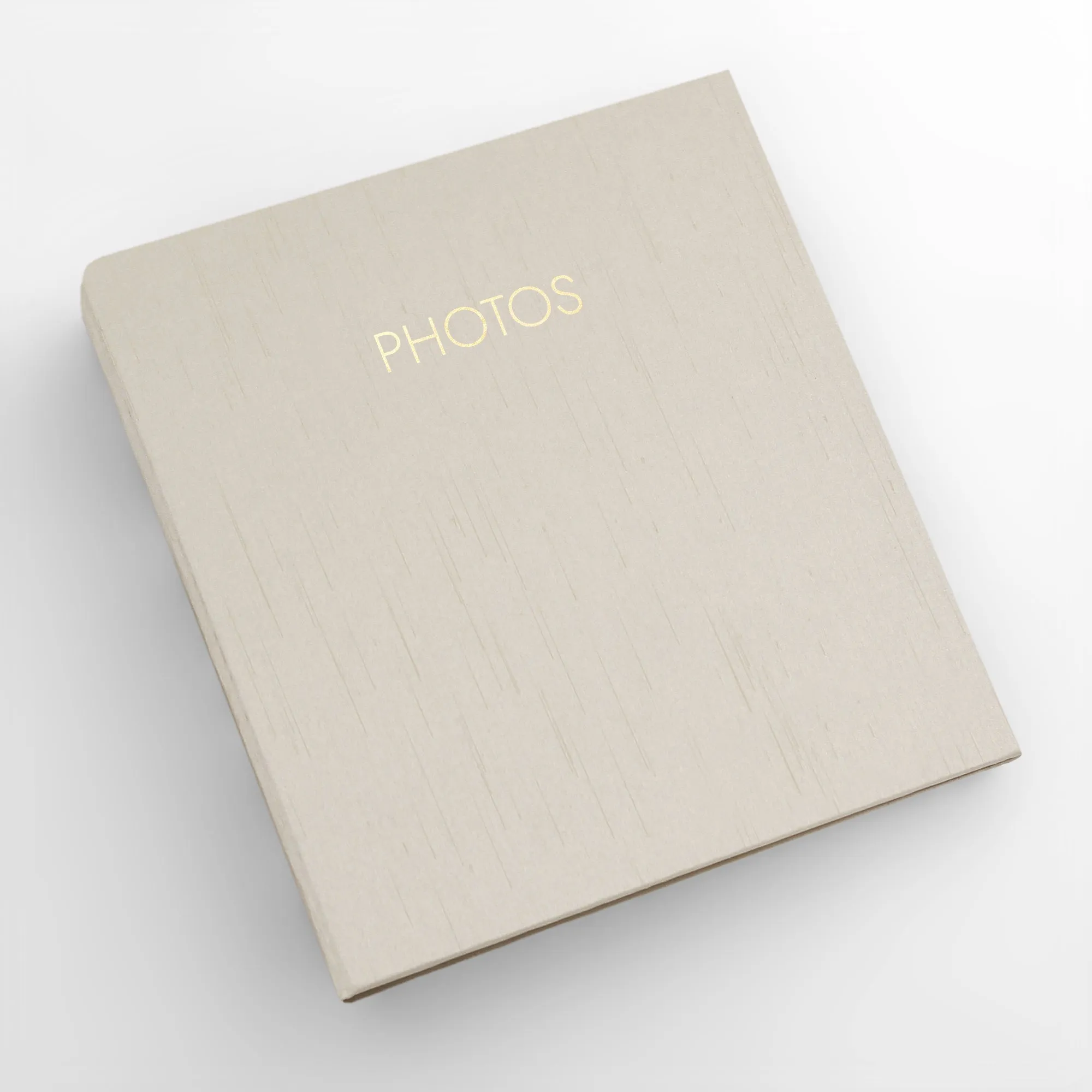 Large Photo Binder For 4x6 Photos | Cover: Champagne Silk | Available Personalized