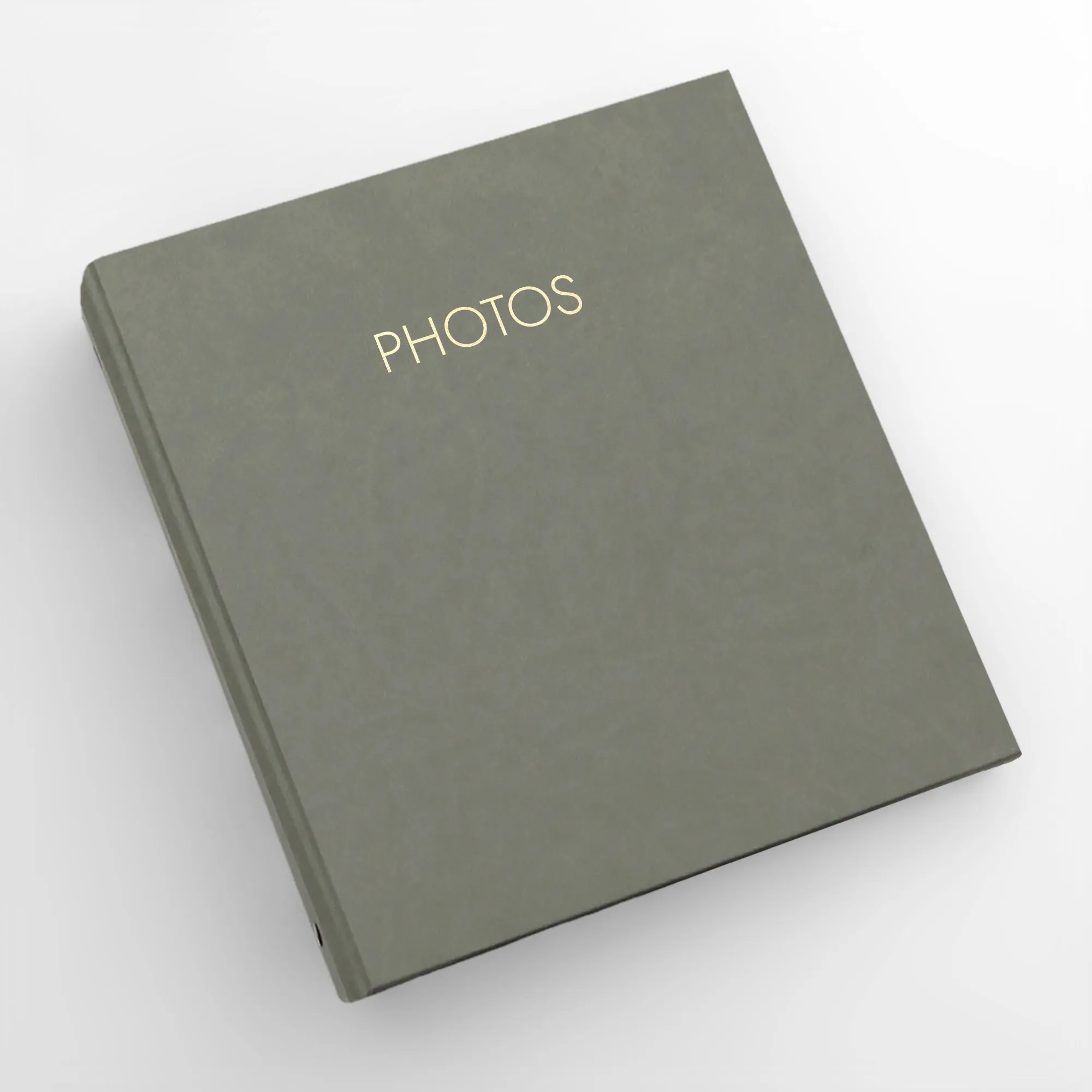 Large Photo Binder For 4x6 Photos | Cover: Moss Vegan Leather | Available Personalized