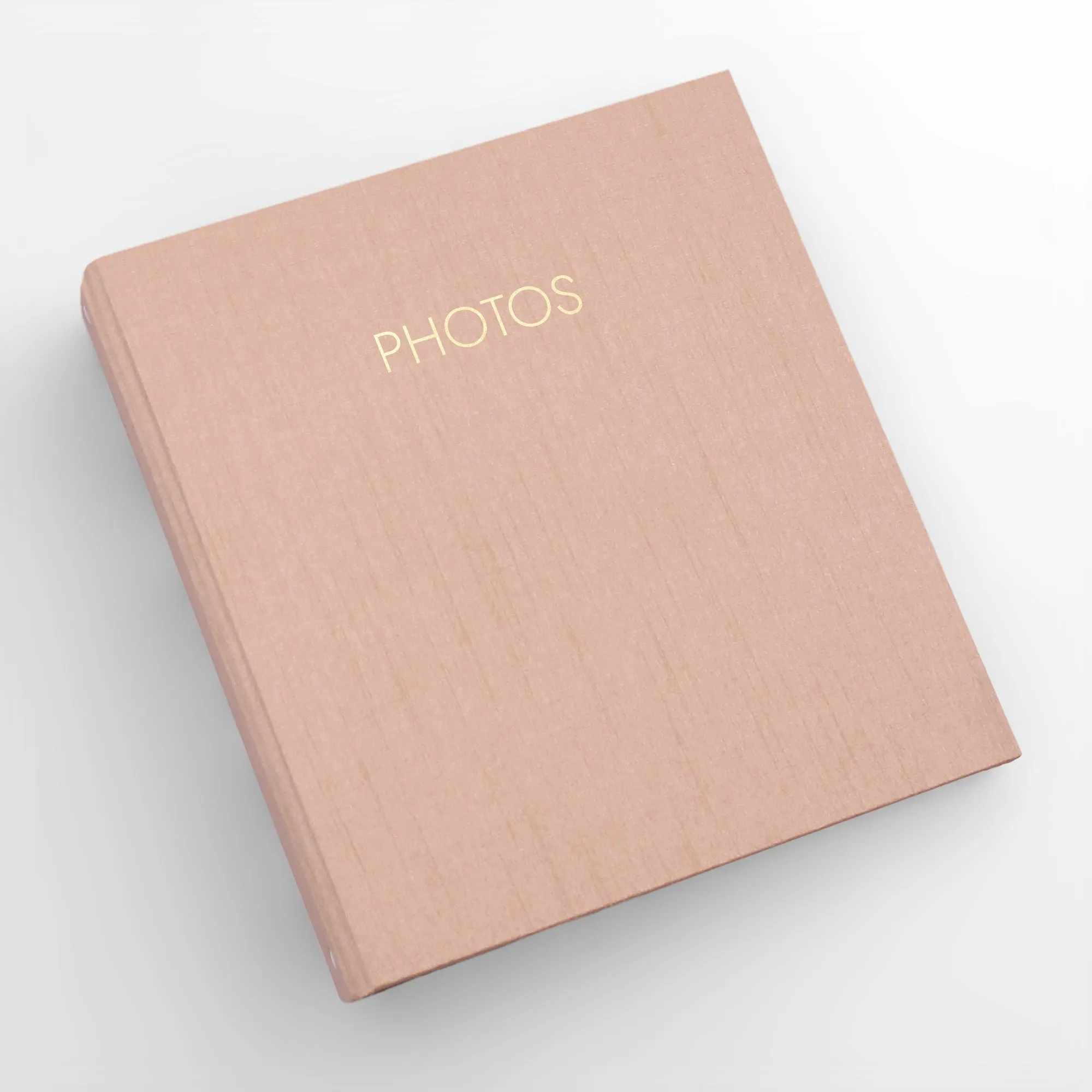 Large Photo Binder For 4x6 Photos | Cover: Pink Silk | Available Personalized