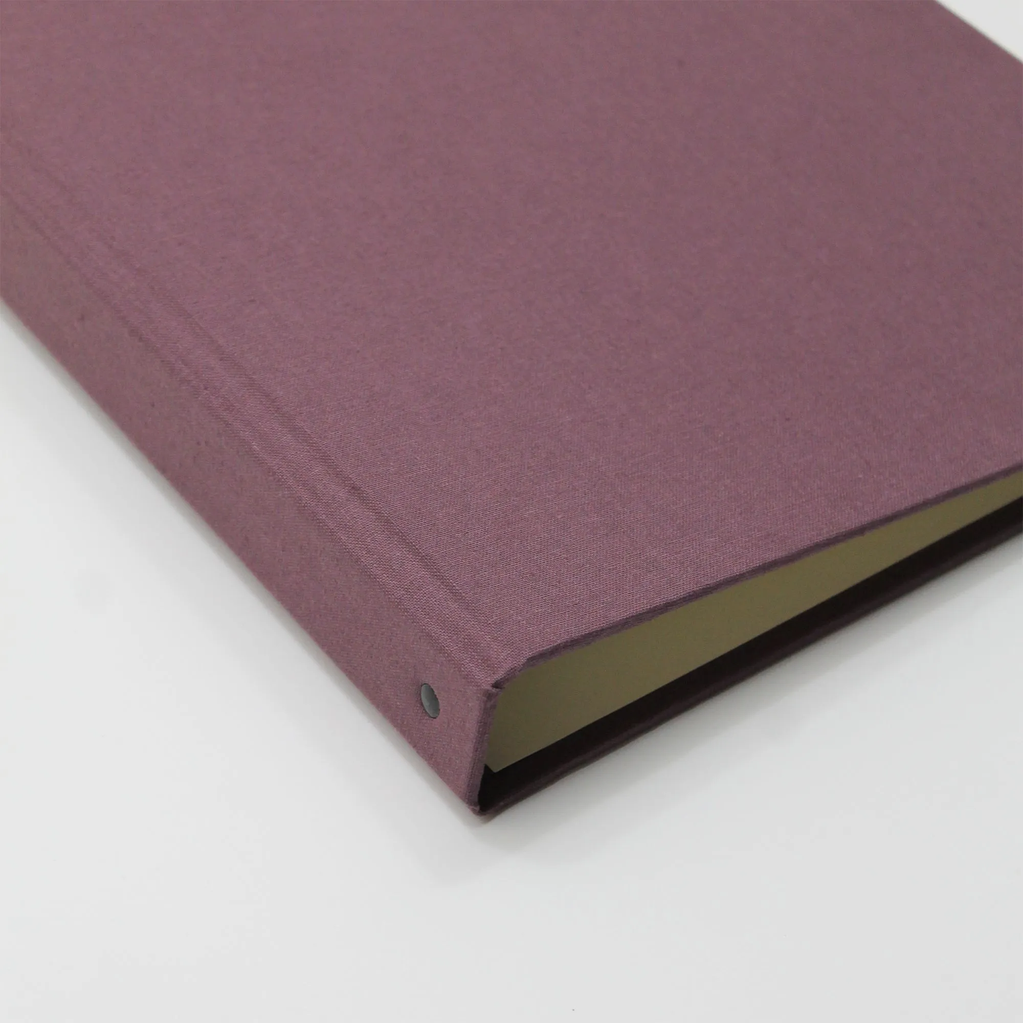 Large Photo Binder For 4x6 Photos | Cover: Purple Linen | Available Personalized