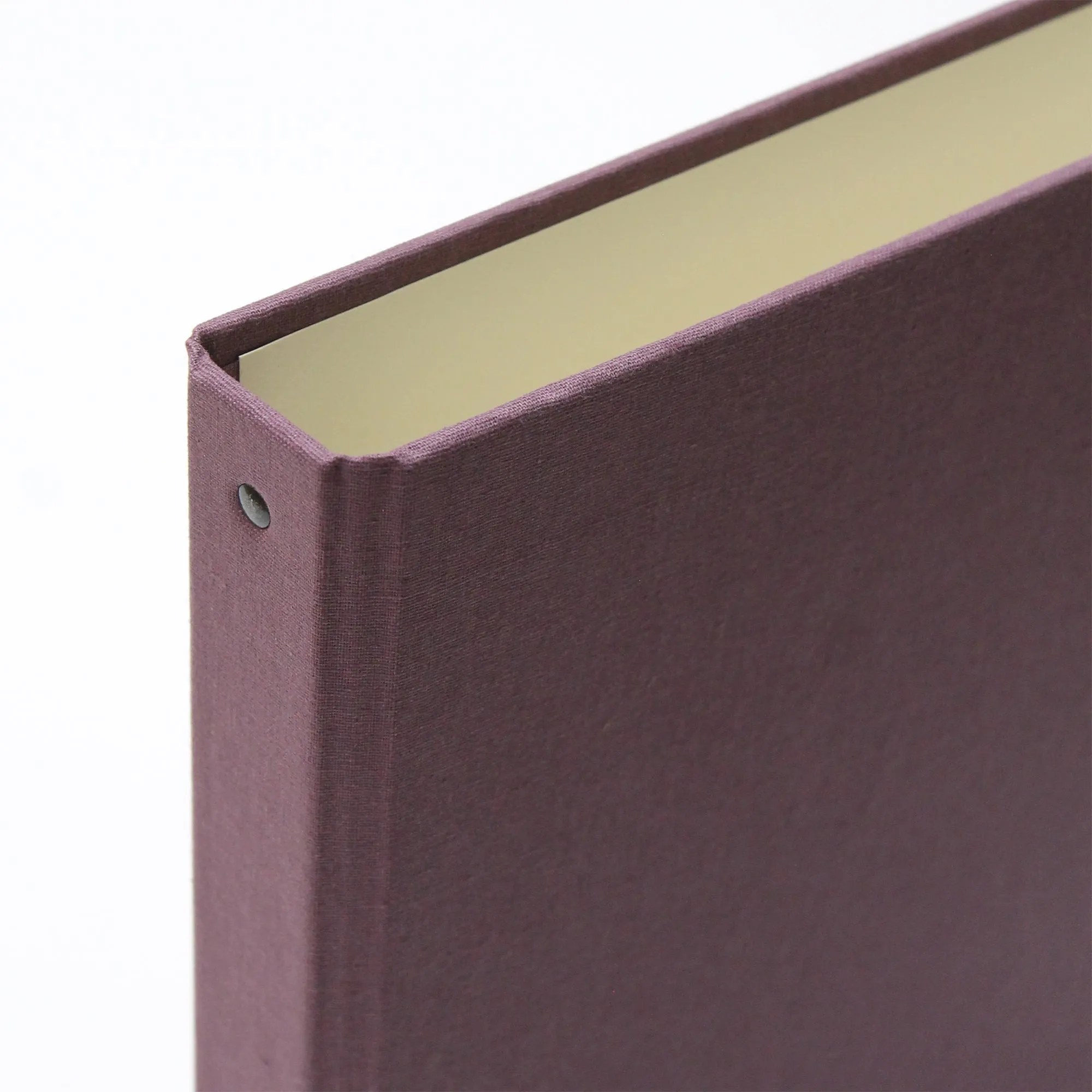 Large Photo Binder For 4x6 Photos | Cover: Purple Linen | Available Personalized