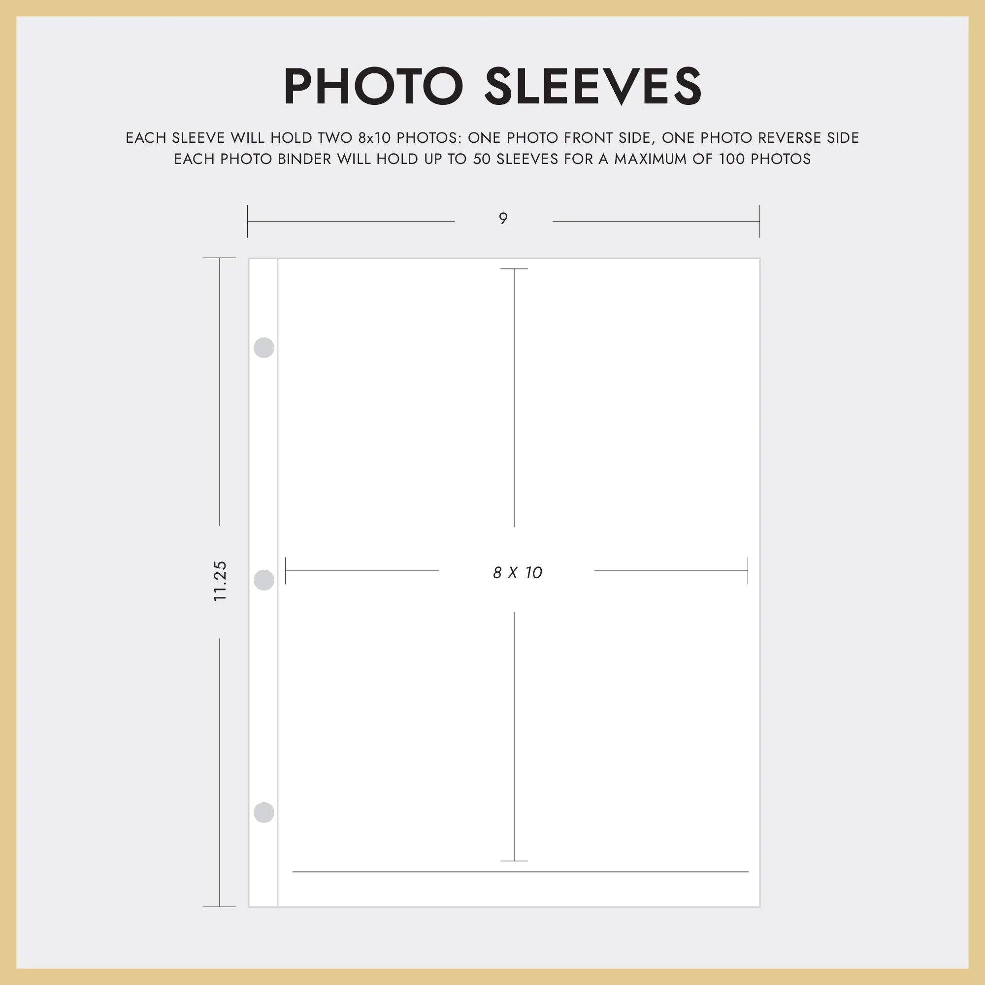 Large Photo Binder For 8x10 Photos | Cover: Celery Cotton | Available Personalized