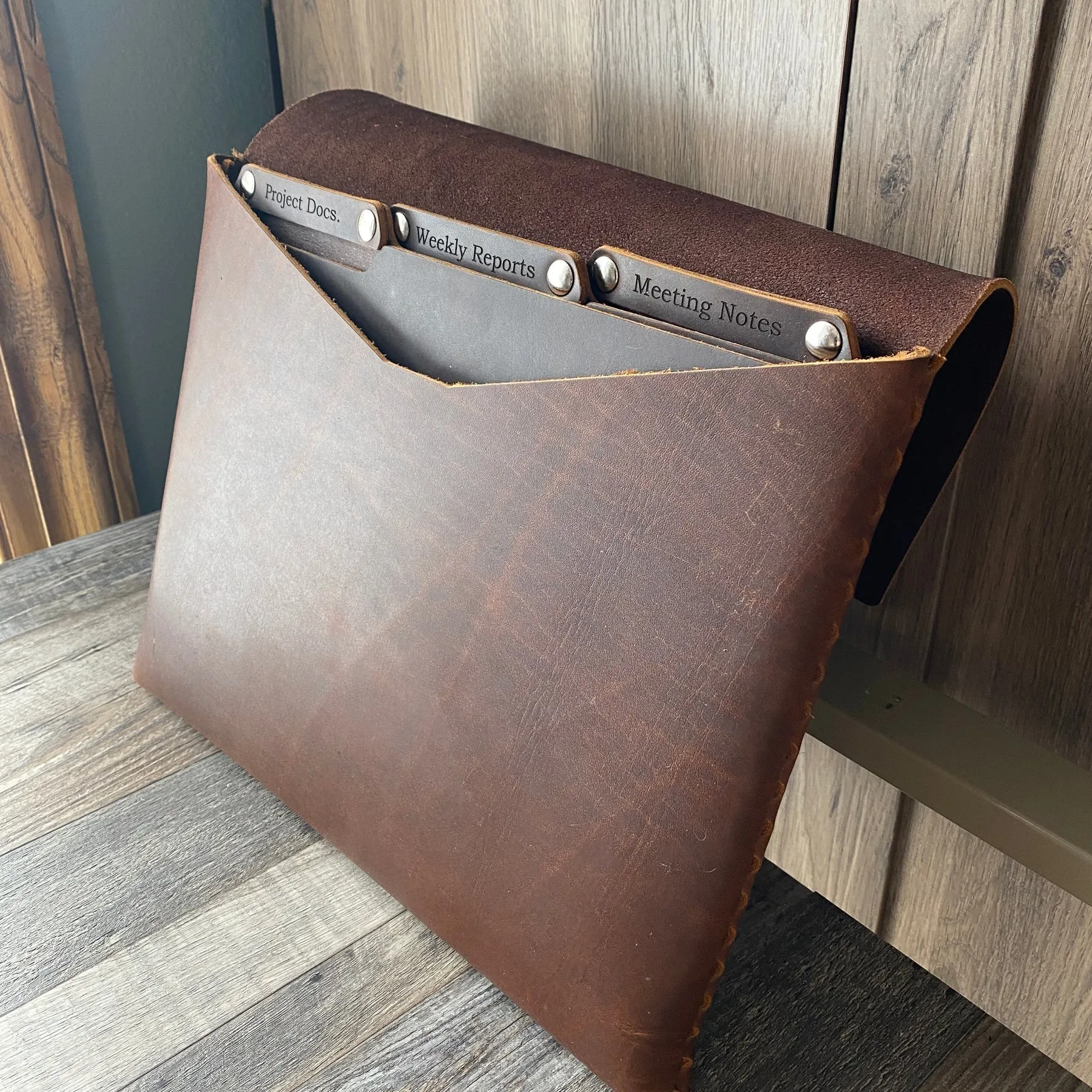 Leather File Folder