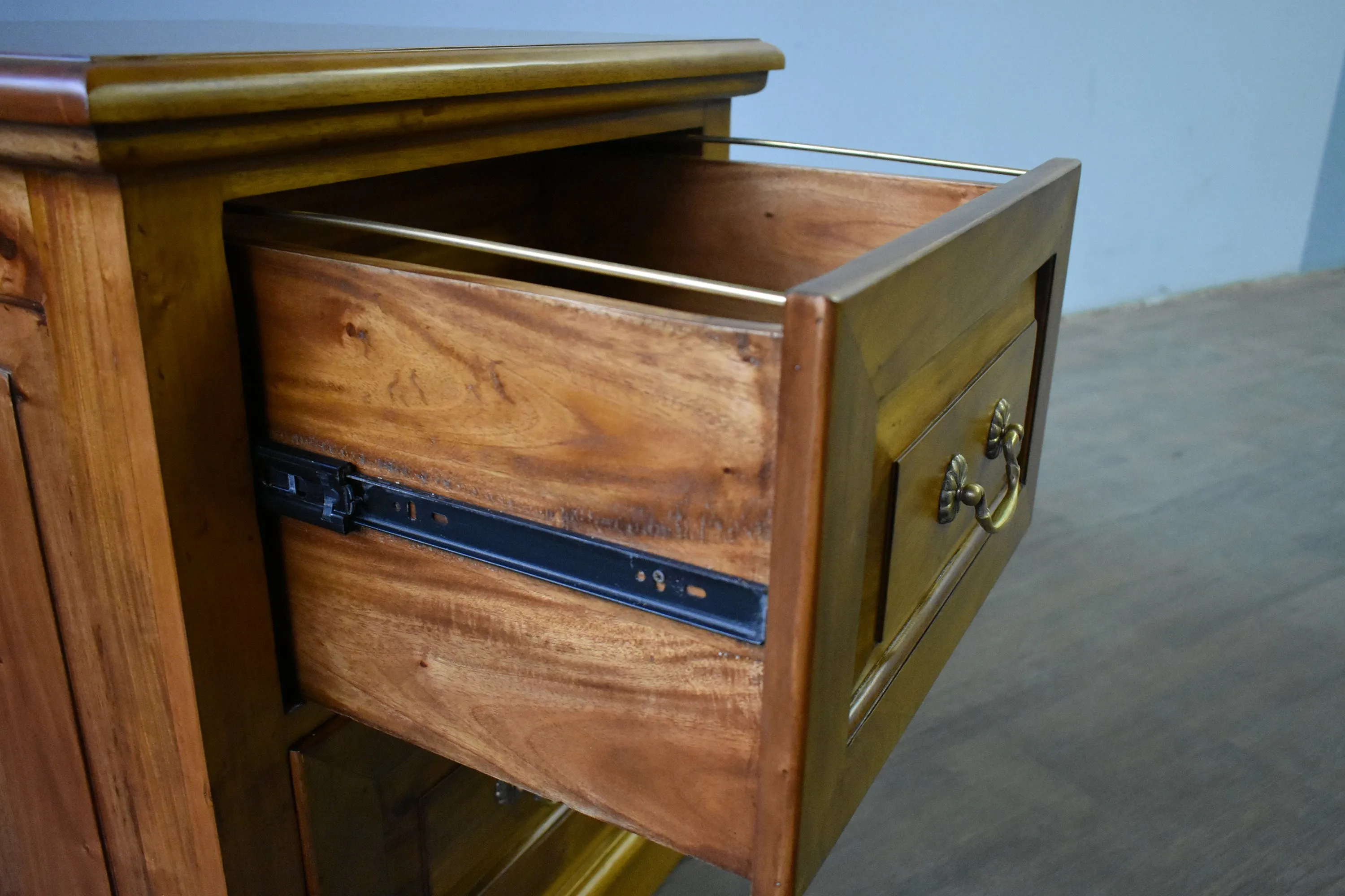 Legacy 2 Drawer File Cabinet - Light Brown Walnut