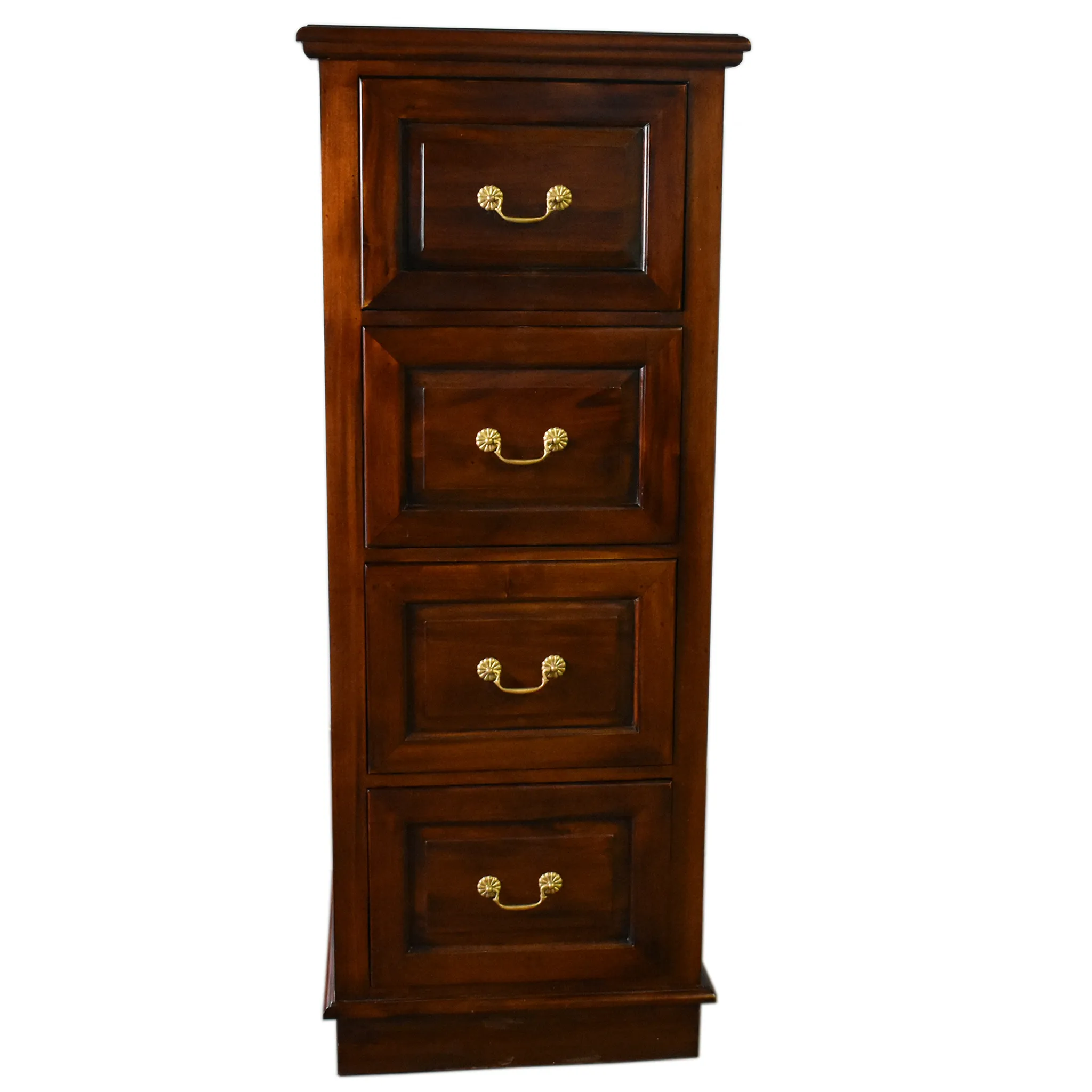 Legacy 4 Drawer File Cabinet - Brown Walnut