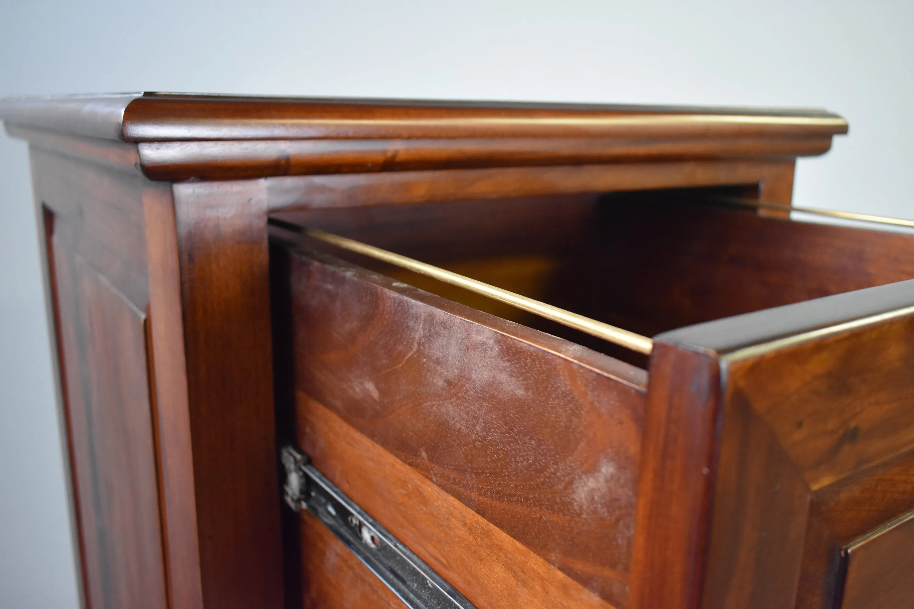 Legacy 4 Drawer File Cabinet - Brown Walnut