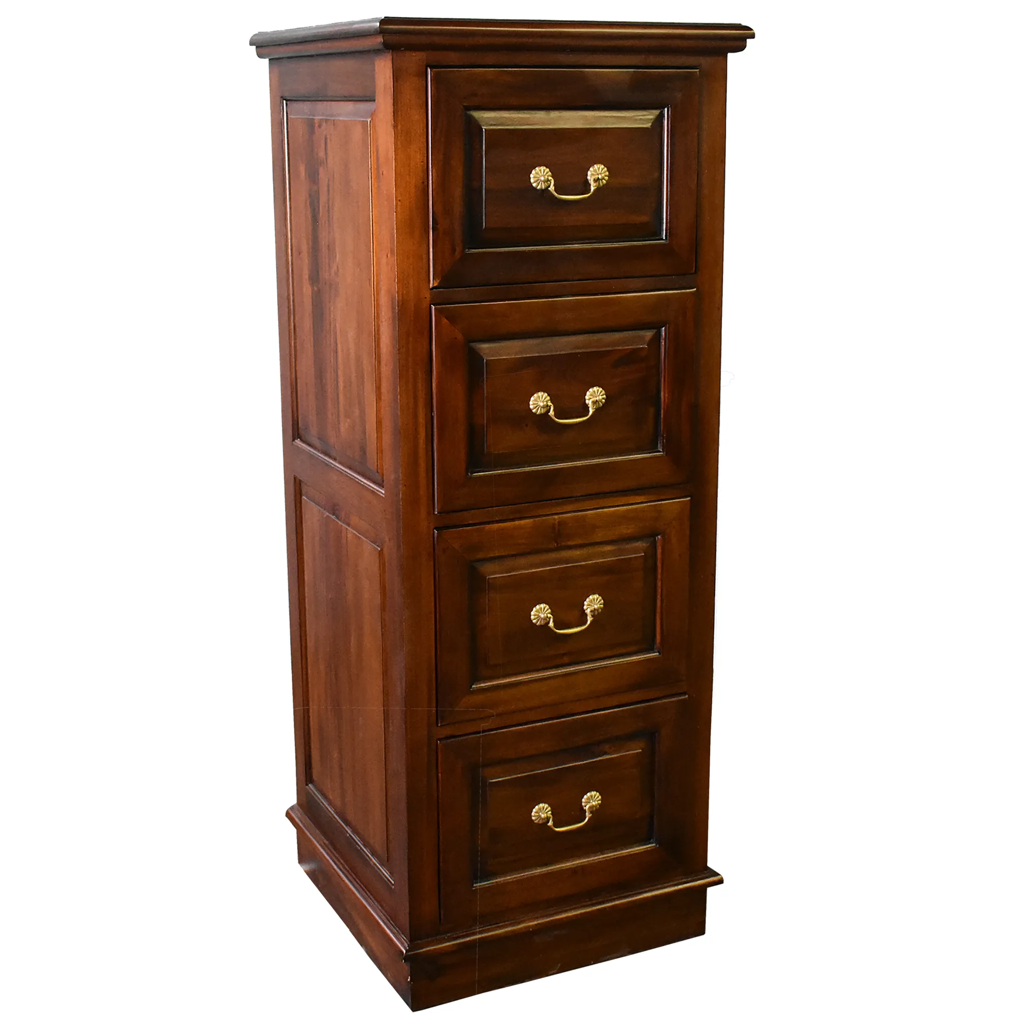 Legacy 4 Drawer File Cabinet - Brown Walnut