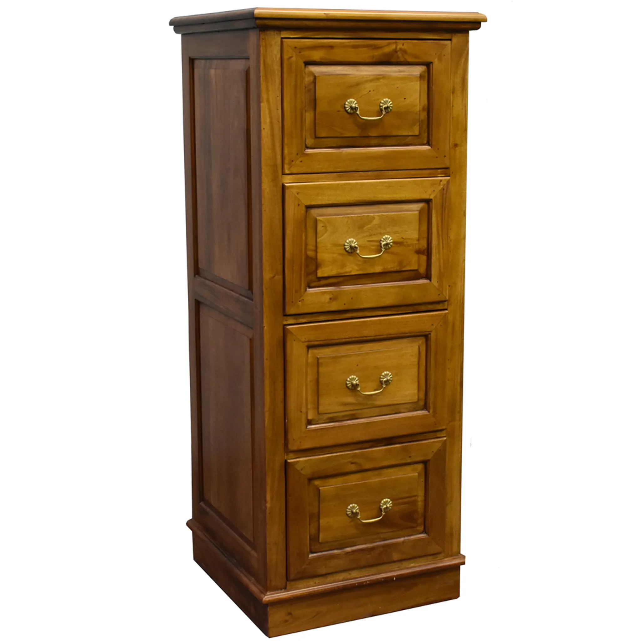 Legacy 4 Drawer File Cabinet - Light Brown Walnut