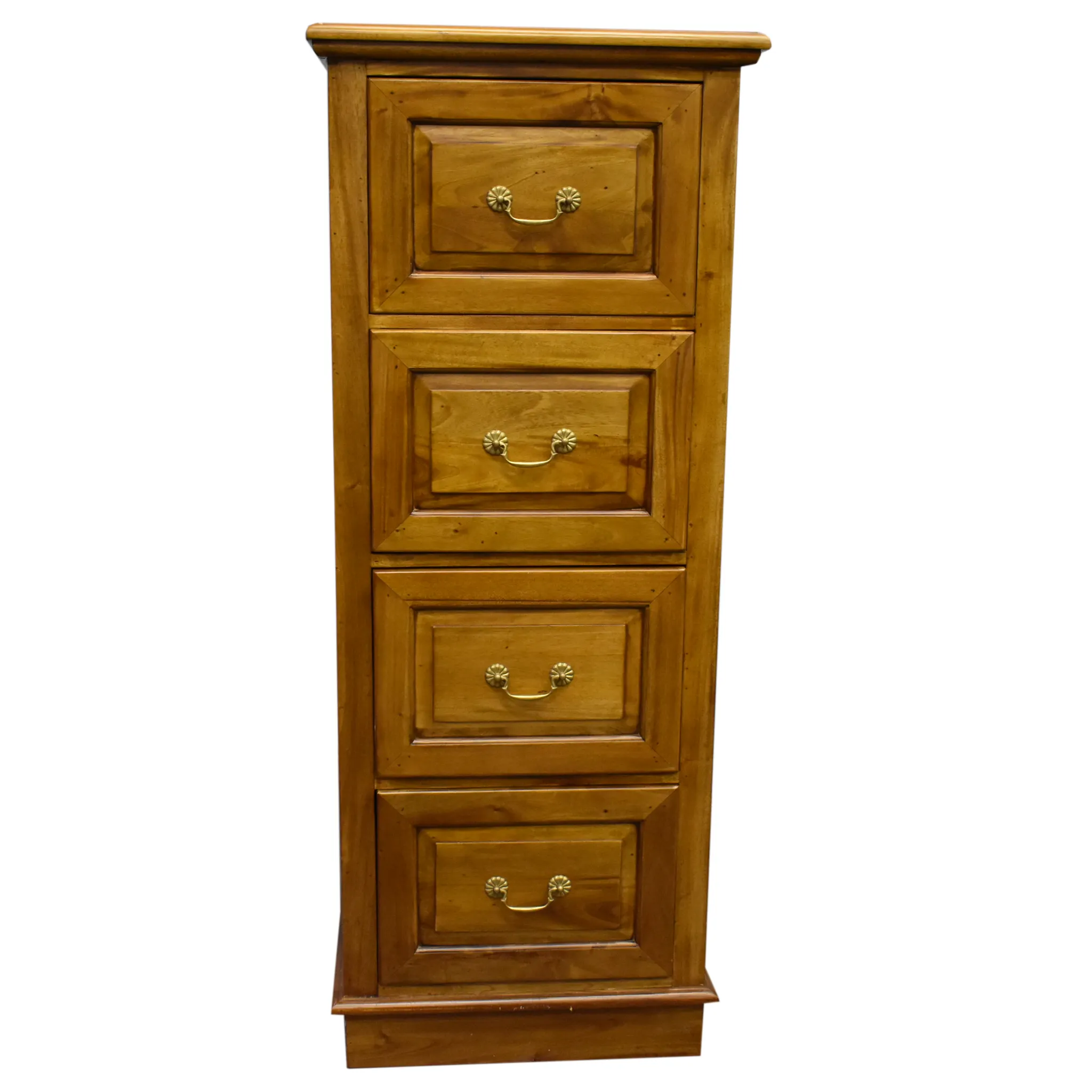 Legacy 4 Drawer File Cabinet - Light Brown Walnut