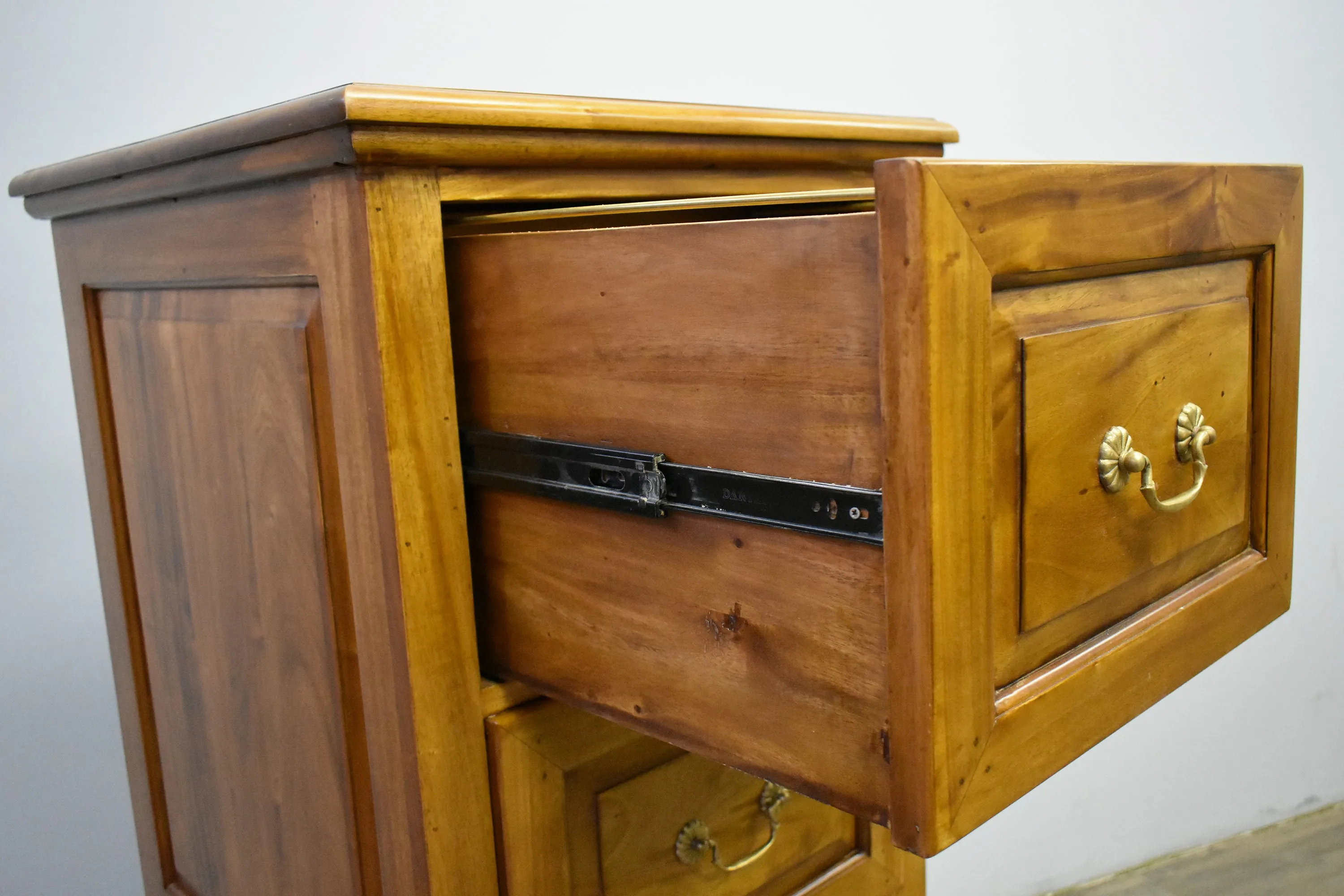 Legacy 4 Drawer File Cabinet - Light Brown Walnut