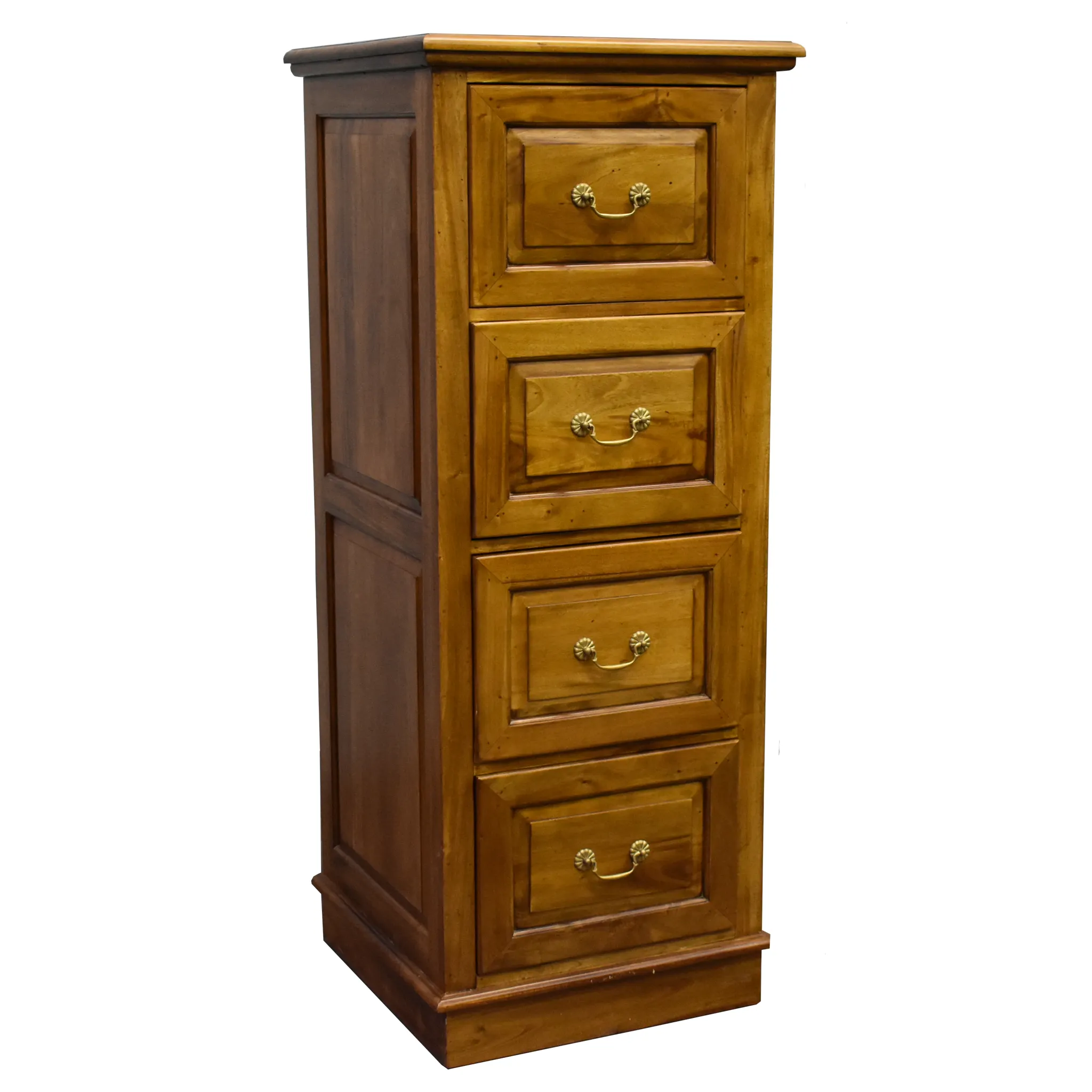 Legacy 4 Drawer File Cabinet - Light Brown Walnut