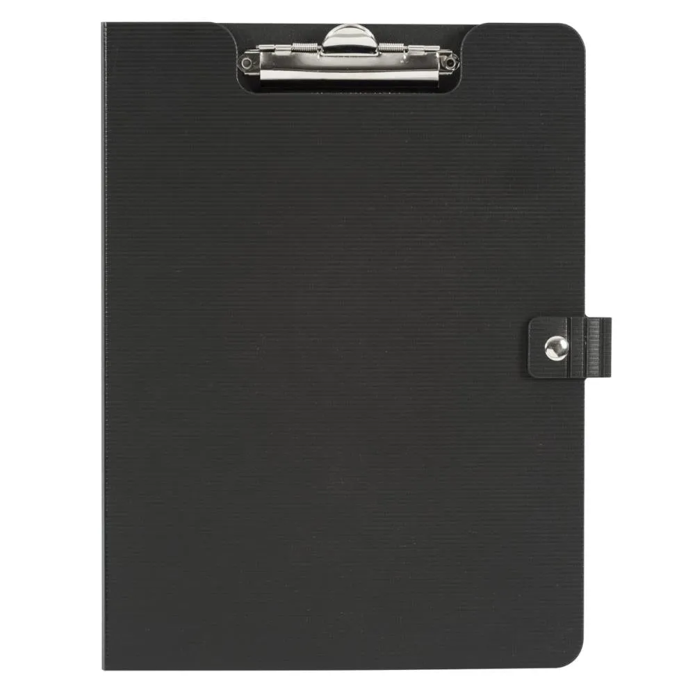 Merangue Polyfoam Clipboard Padfolio - Black