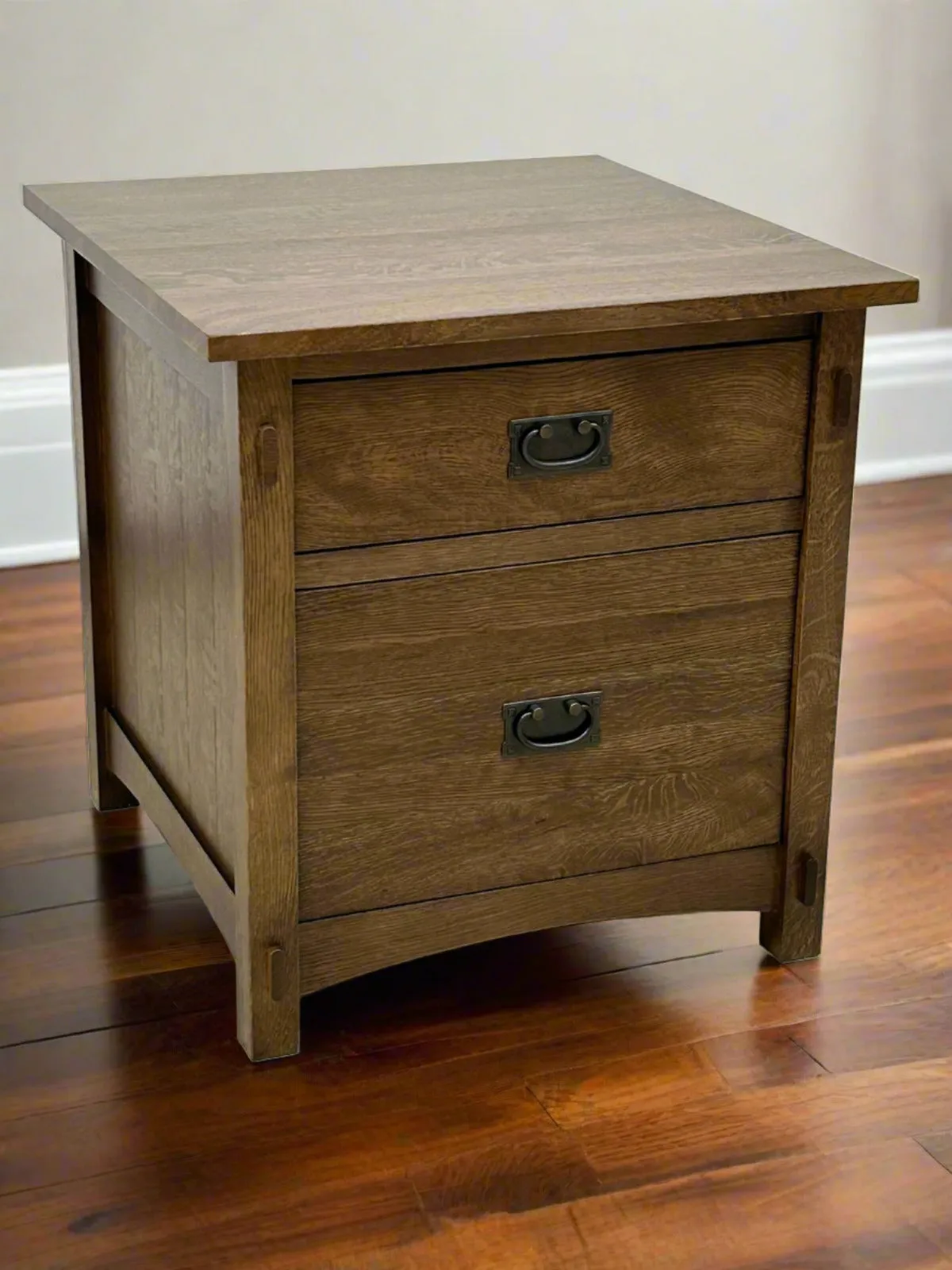 Mission Quarter Sawn Oak File Cabinet