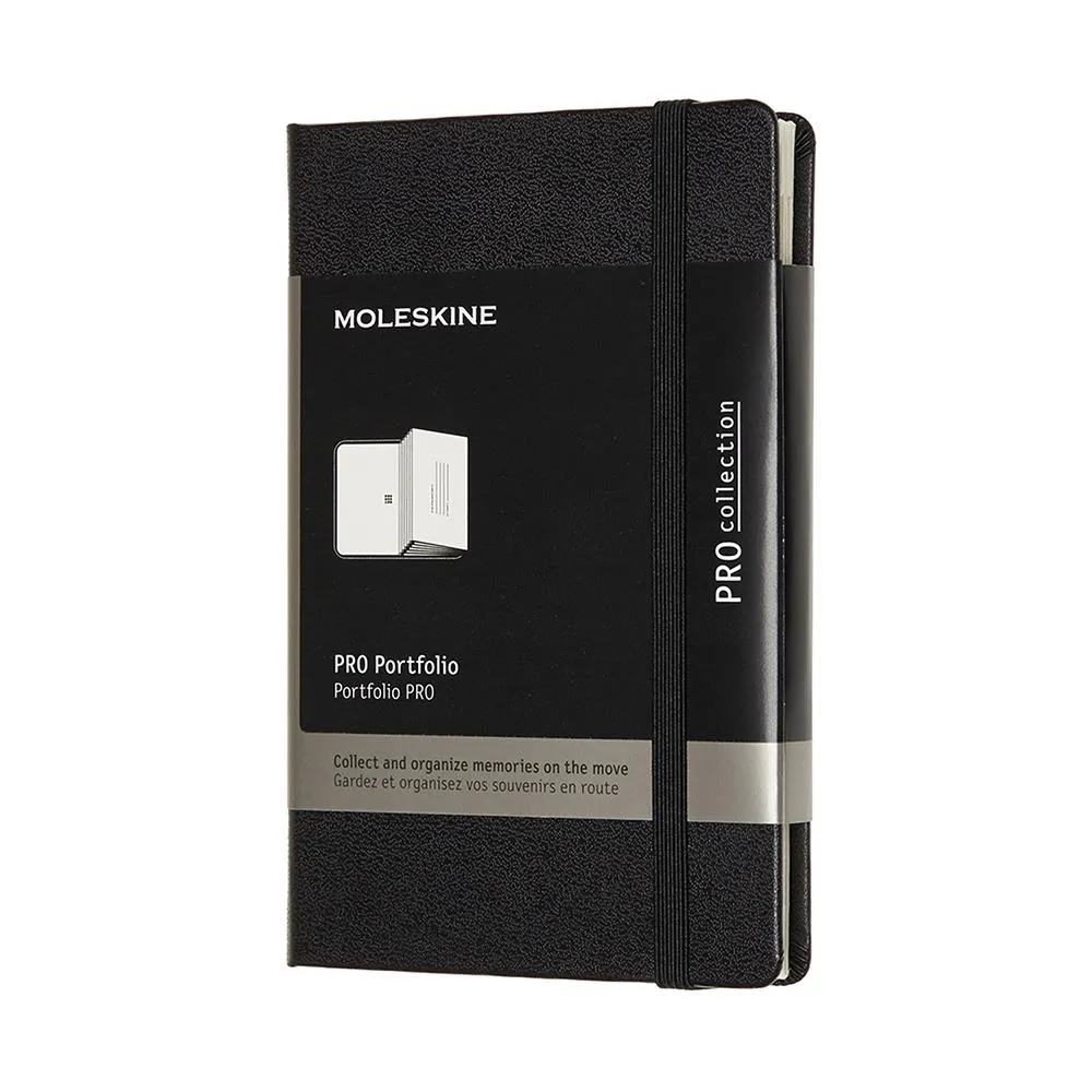 Moleskine Pocket Hardcover Portfolio - Black