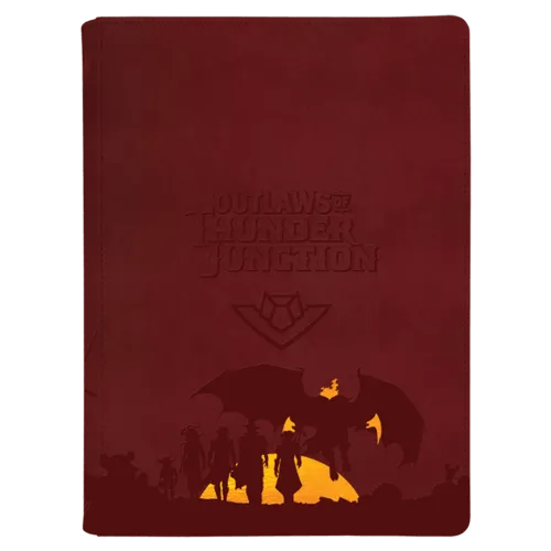 Outlaws of Thunder Junction Set Symbol & Gang Silhouette Zippered PRO-Binder - 9 Pocket