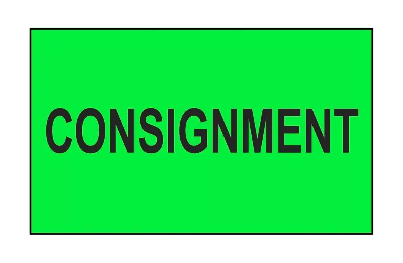 "Consignment" Label - 3 x 5"