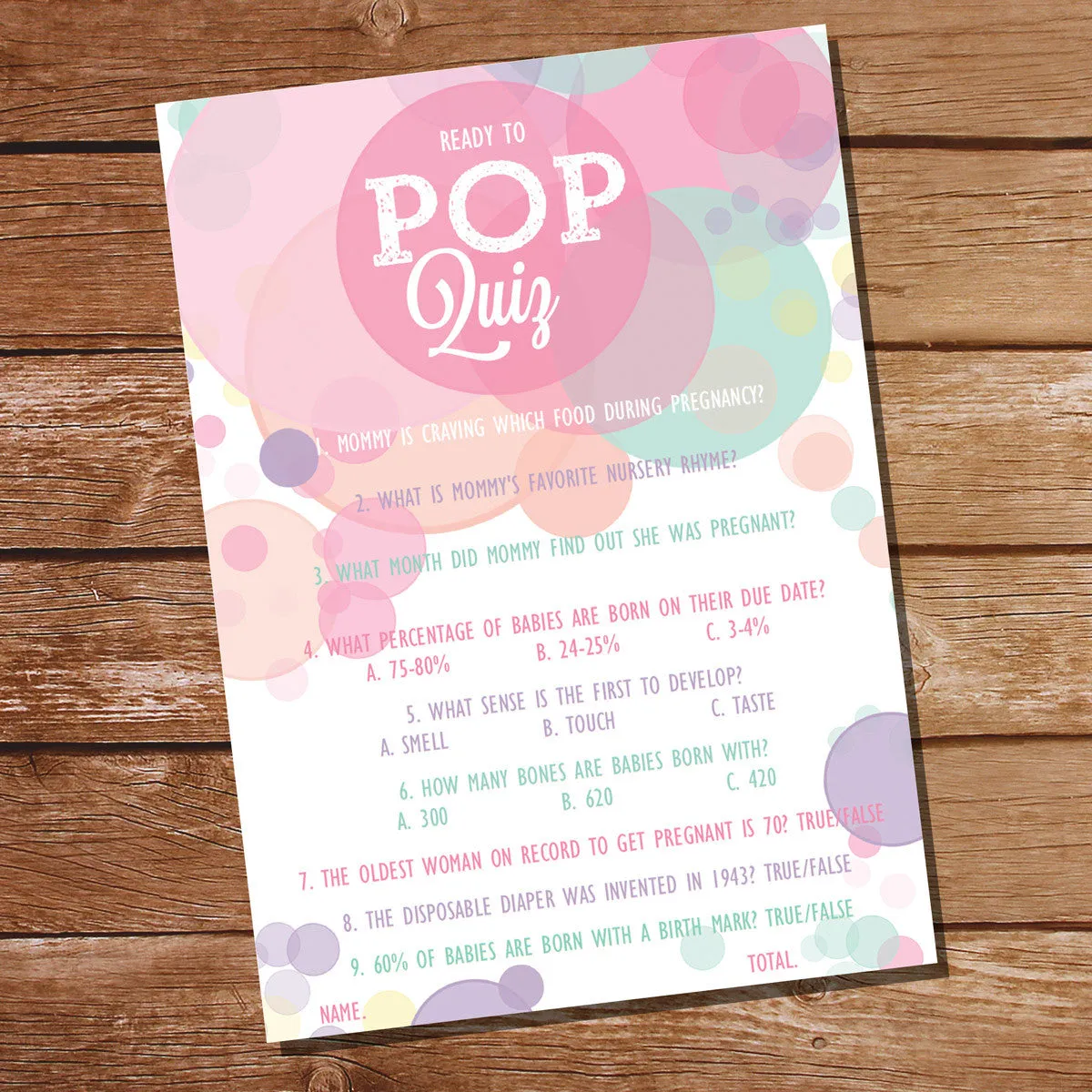 Ready To Pop Baby Shower Decorations For A Girl | Girl Baby Shower Invitation