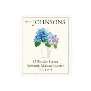 Return Address Labels Floral