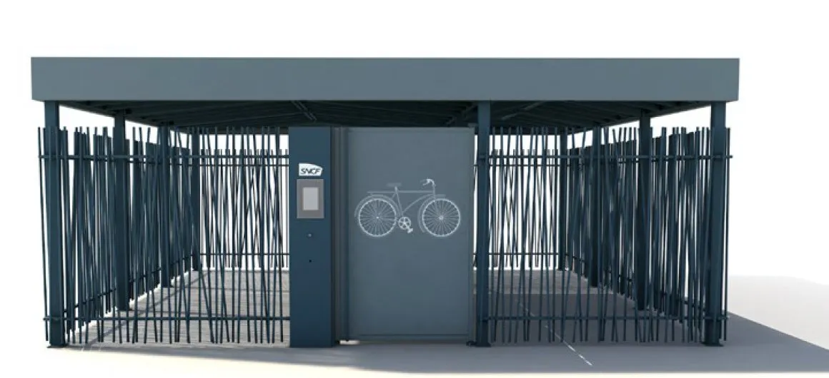 SECURED BIKE SHELTER EXPANDABLE