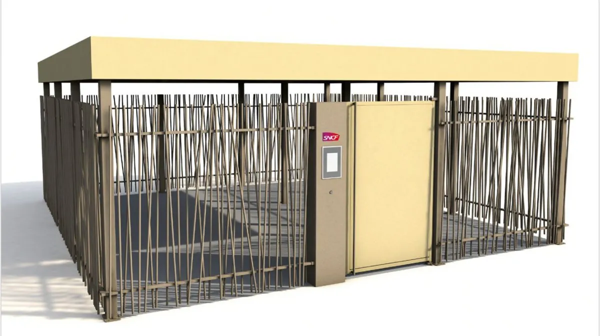 SECURED BIKE SHELTER EXPANDABLE