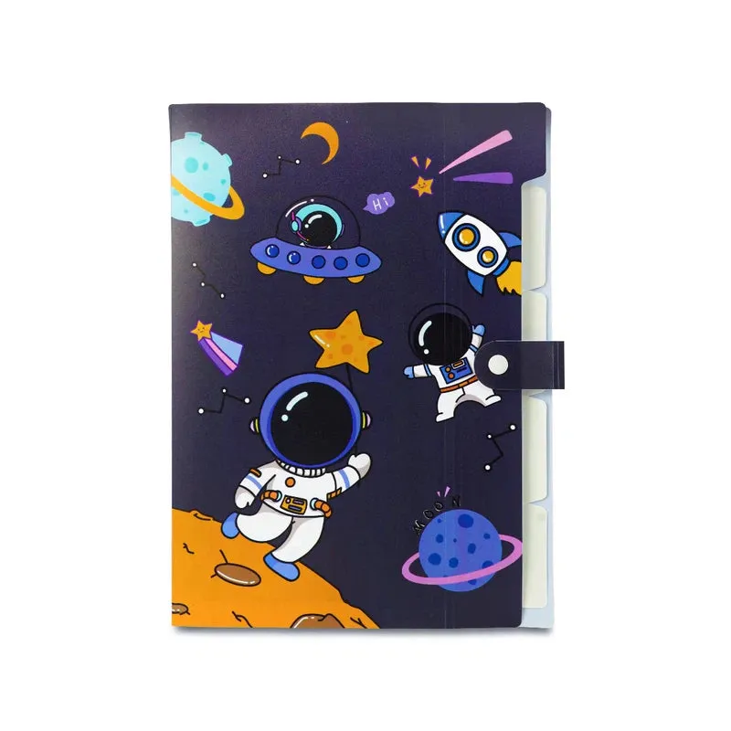 Space Theme File Folder For Kids